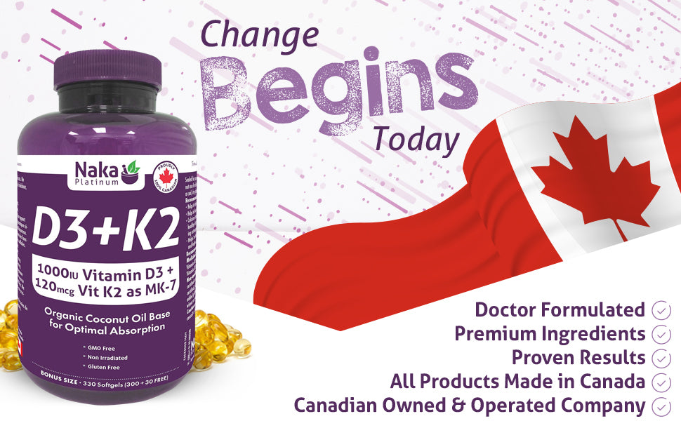 Platinum D3+K2 - 300 softgels
