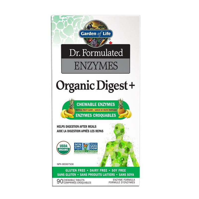 Dr. Formulated Enzymes Organic Digest + Chewables, 90 Count