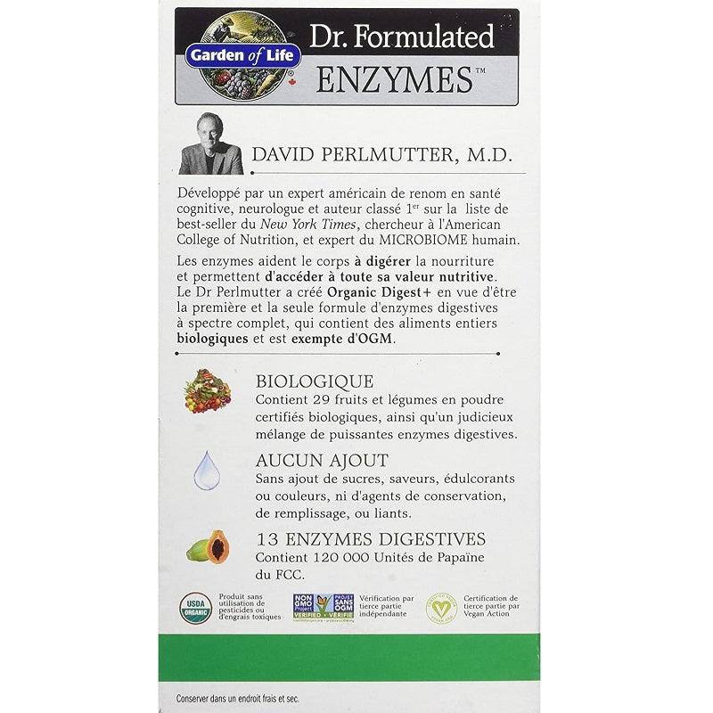 Dr. Formulated Enzymes Organic Digest + Chewables, 90 Count