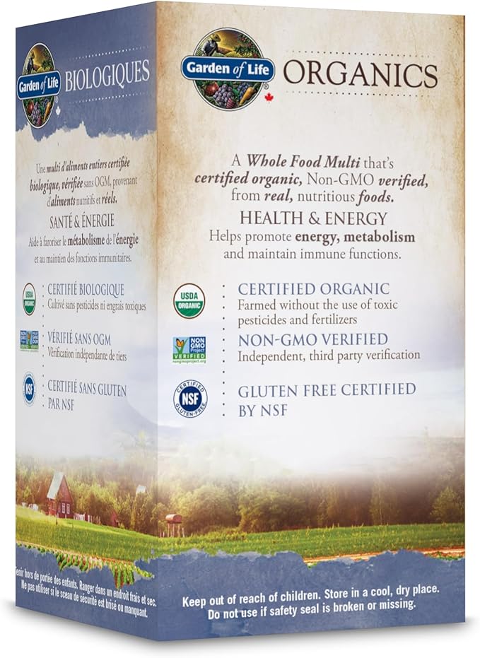 Garden of Life Men's Organics Multivitamin