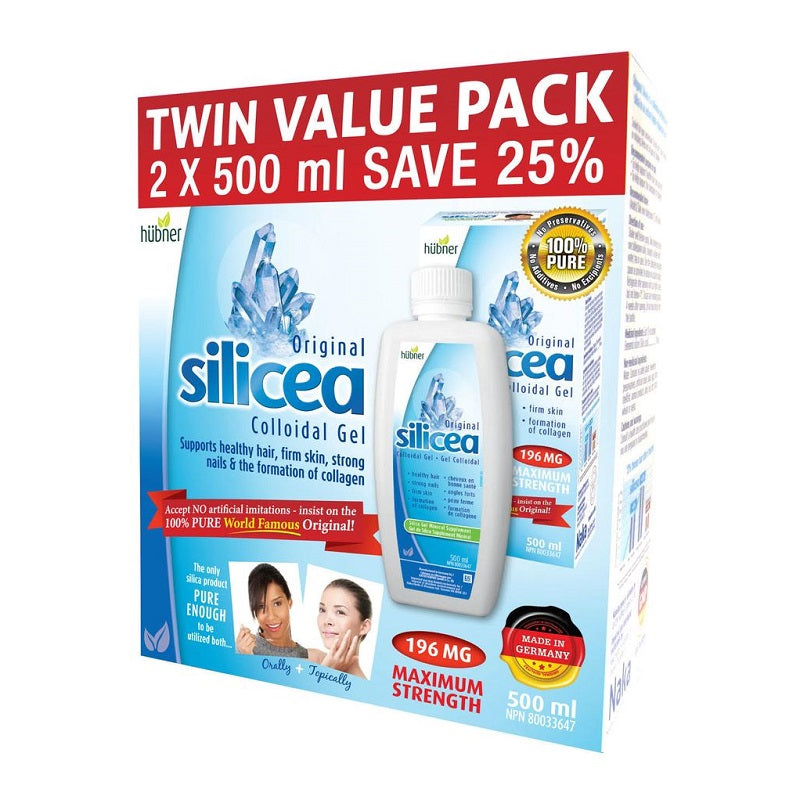 Hubner Original Silicea Colloidal Gel Twin Pack (2x500ml)