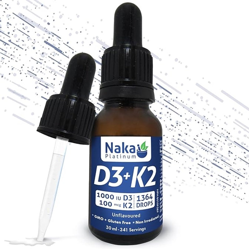 Naka Platinum Vitamin D3 + K2(1364 drops)