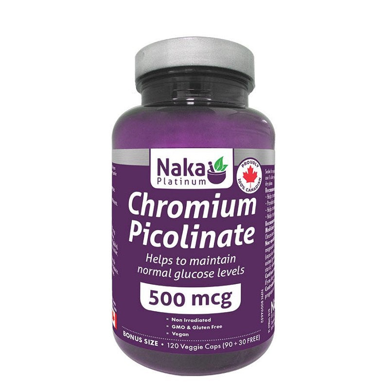 Platinum Chromium Picolinate 500mcg - 120 vcaps