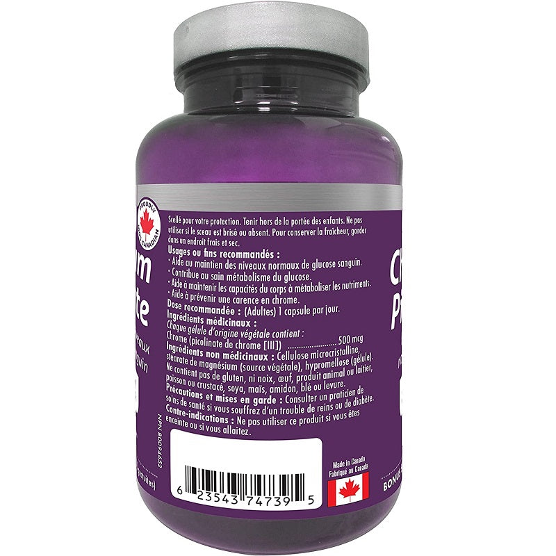 Platinum Chromium Picolinate 500mcg - 120 vcaps