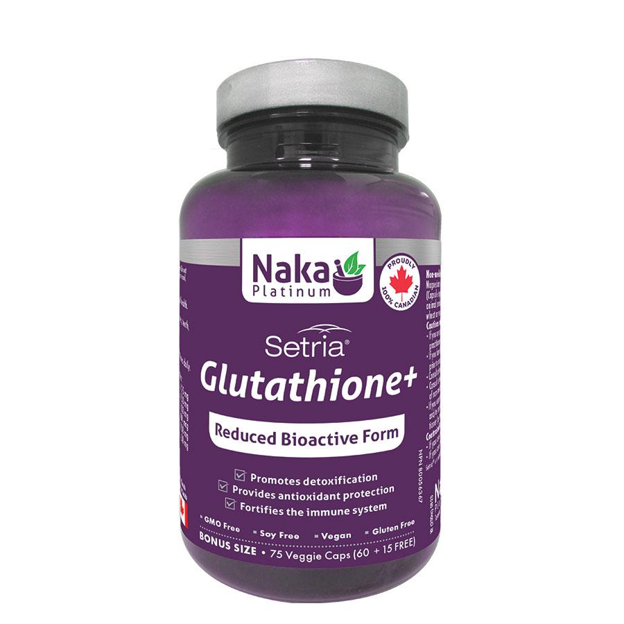 Plat Setria Glutathione+ Combo Anti Oxidant Formula 75 vcaps