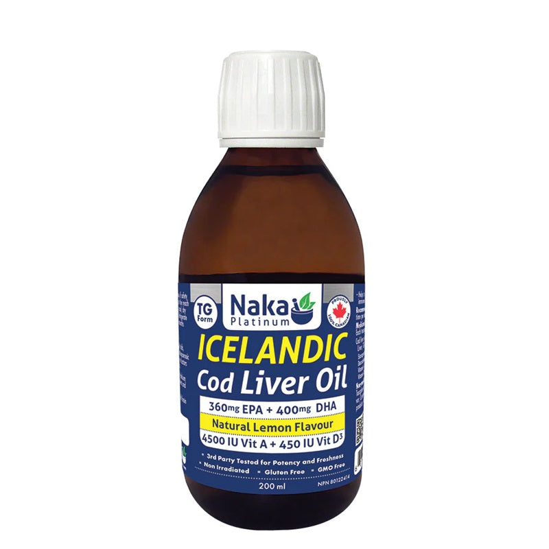 Platinum Icelandic Cod Liver Oil (200ml)