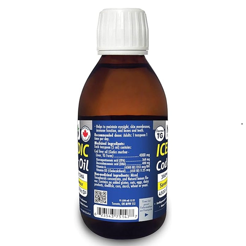 Platinum Icelandic Cod Liver Oil (200ml)