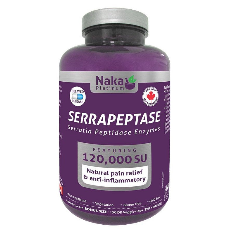 Platinum Serrapeptase - 150 or 525 vcaps