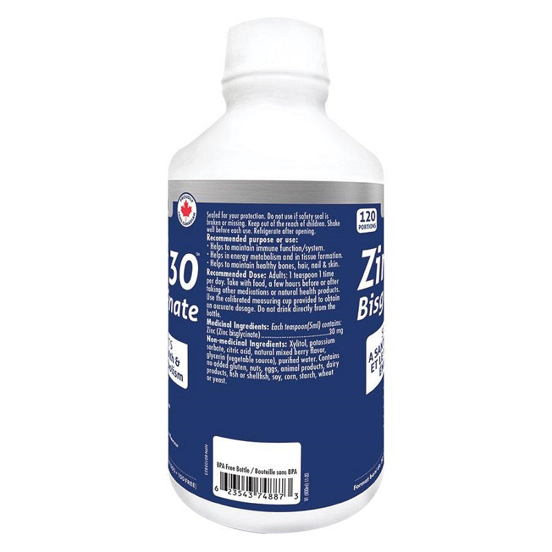 Platinum Zinc 30 Bisglycinate - 250ml