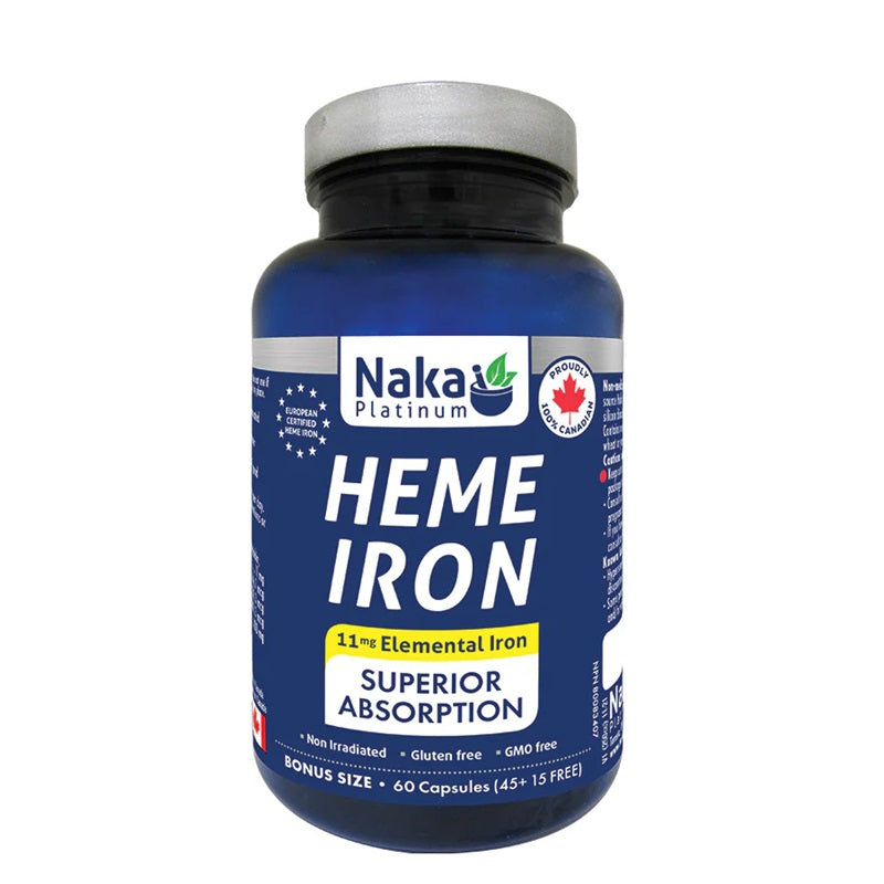 血红素铁(60粒/瓶)(Plat Heme iron)60 Capsules