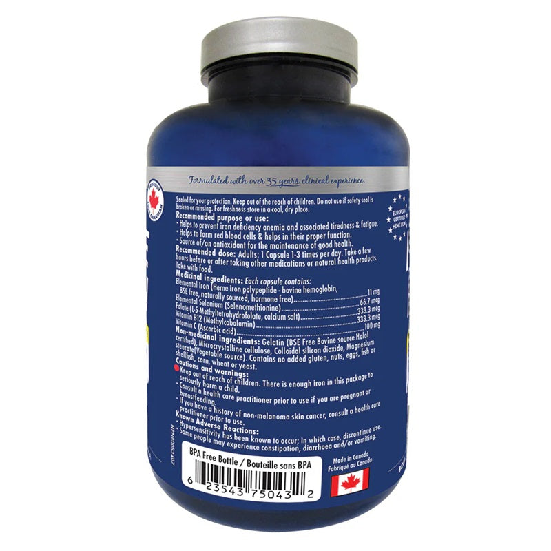 血红素铁(60粒/瓶)(Plat Heme iron)60 Capsules