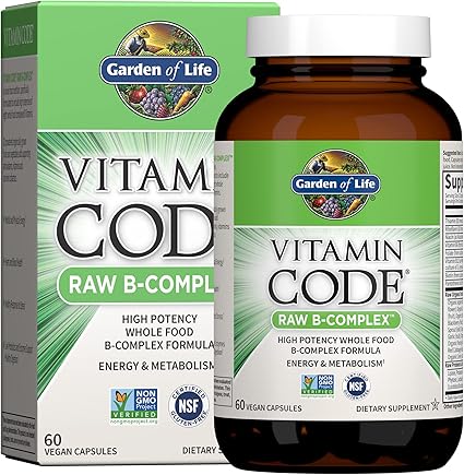 Garden of Life, RAW B-Complex, 60 Vegan Capsules
