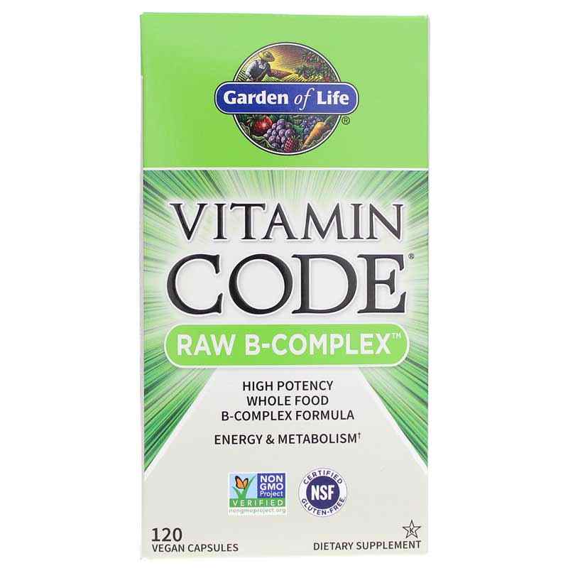 Garden of Life, RAW B-Complex, 60 Vegan Capsules