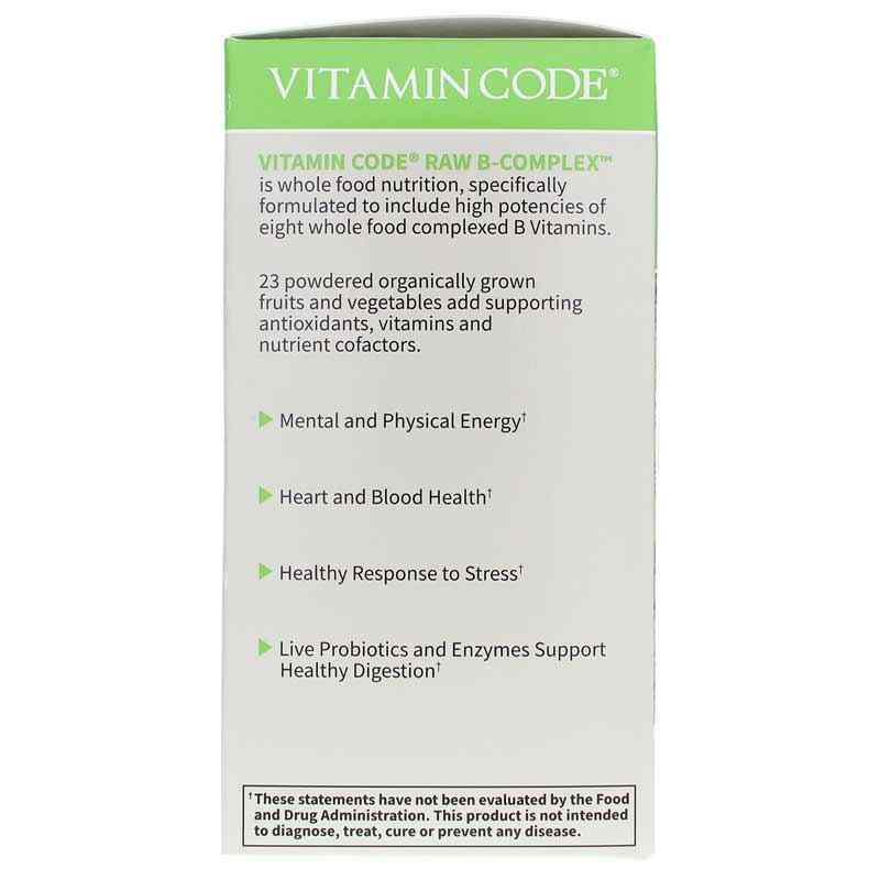 Garden of Life, RAW B-Complex, 60 Vegan Capsules