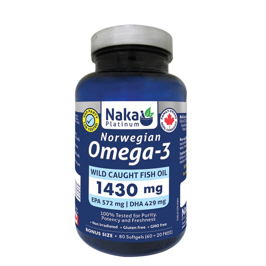 Platinum Norwegian Omega-3 - 80 softgels